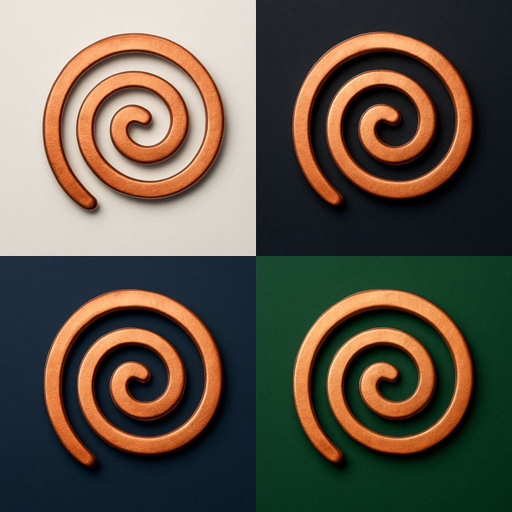 Copper Round Helix 3inch